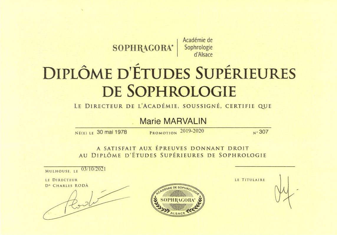 Diplome Sophragora