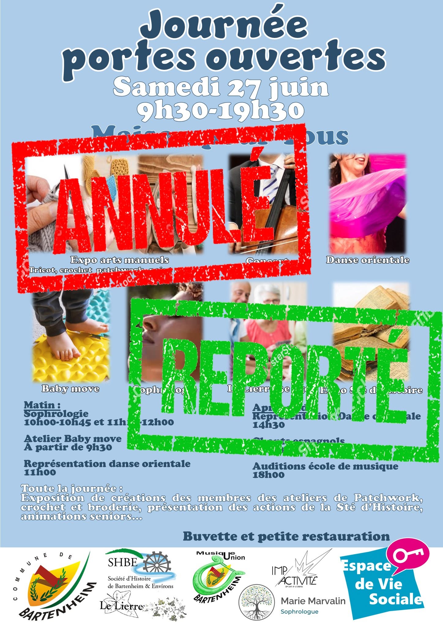 Affiche Portes Ouvertes Maison pour Tous Bartenehim