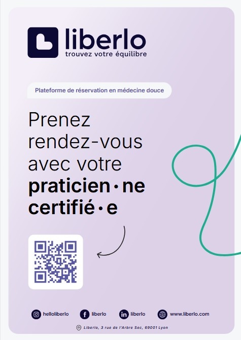 affiche liberlo avec QR code